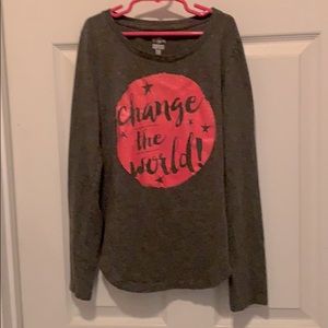 Long sleeve tee girls size 16 (Kohl’s)